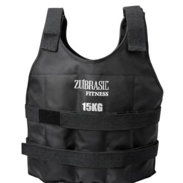 Imagem de Colete de Peso Profissional Zuí Brasil Fitness 15kg | Treino Funcional, Cross Training, Musculação e Corrida