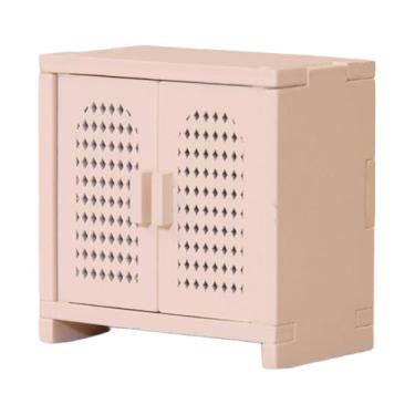 Imagem de Yunhgft Móveis em Miniatura para Casas de Bonecas Na Escala 1:12, Acessórios para Casas de Bonecas, Mini Armários de Armazenamento, Microdecoração, Leite Branco