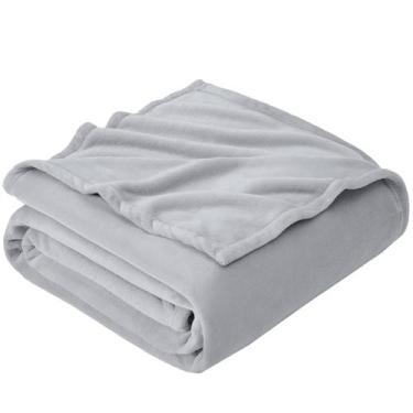 Imagem de Cobertor Hansleep Fleece Cinza Claro Twin 150x200cm