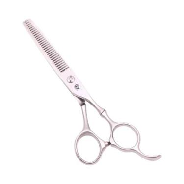 Imagem de Tesoura Profissional Para Cabelo Purple Dragon 55" 6" 440C Para Desbas