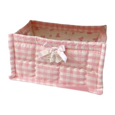 Imagem de Kuntesetty Cesto Organizador Retangular de Grande Capacidade, Versátil E Bonito para Armário, Ideal para Decoração E Organização de Casa, Style B, Tamanho real