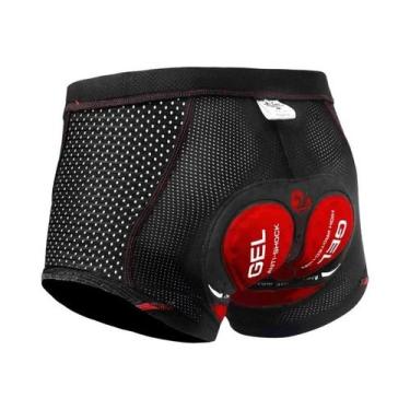 Imagem de Cueca De Ciclismo MTB Masculina Com Almofada De Gel 5D X-TIGER, Shorts