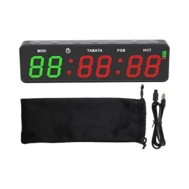 Imagem de Cronômetro Digital Recarregável Portátil Para Fitness, Contagem Regres