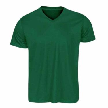 Imagem de Camiseta Basica Malha PV Gola V Trabalho Casual - Fardas Uniformes,  E