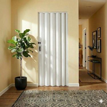 Imagem de Kit 3 Portas Sanfonada de Pvc 210cm X 70cm Belplast Branco