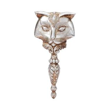 Imagem de Espelho De Maquiagem Decorativo Em Resina Em Forma De Raposa 1PC - NON