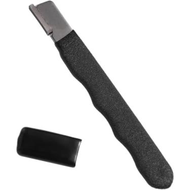 Imagem de Afiador de facas de cozinha profissional – pedra de afiar cerâmica de tungstênio e diamante para todas as lâminas (preto)