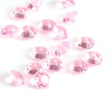Imagem de Mingzhe 1000 Unidades/saco 4mm Contas Acrílicas Transparentes Enchimento de Vaso Decoração de Festa Casamento Contas DIY, Brilho e Glamour para Casa e Artesanato Com Vários (Rosa)