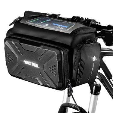 Imagem de Pacote Ainoli GS6 Bolsa EVA Hard Electric Scooter Heads Bolsa Bicicletas Dobráveis ​​Câmera Bolsa Guiador Bolsa Instalação e Liberação Rápida Bolsa Capacidade 4L Bolsa