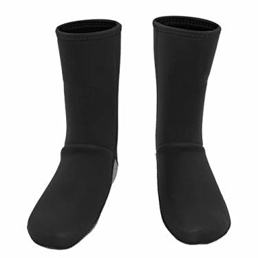 Imagem de SPYMINNPOO "Meias de água Botas de Praia de Neoprene 1 par de Meias de Mergulho para Adultos, Antiderrapantes para Mergulho Com Snorkel para Natação No Oceano Em Piscinas No Lago - Adequadas para de