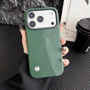 Imagem de SFDSUH Capa protetora resistente a impactos para iPhone 16 Pro com estampa moderna (para iPhone 16 Pro/verde)