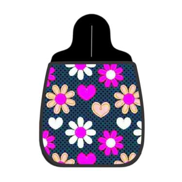 Imagem de Lixeira De Carro Organizador Lixinhocar Margarida Coração Poá