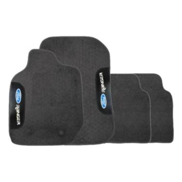 Imagem de Jogo De Tapete Automotivo Ranger 2013 Borracha Pvc