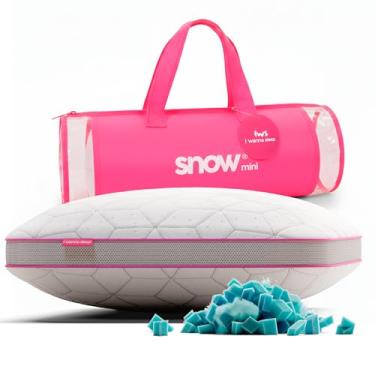 Imagem de Travesseiro Snow Mini® - I wanna sleep - Ajustável com Flocos de Espuma Removíveis, Ideal para Garantir uma Noite de Sono Tranquila e Confortável para o seu Filho.