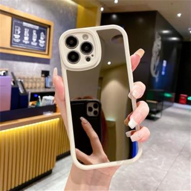 Imagem de Capa com espelho de maquiagem para Xiaomi Redmi Note 13 Pro Plus 11S 10S 9S 11T 12 11 10 9 8 Pro A1 A2 13C 13 12C 12 9A 9C 10C, S9912, para X3 (NFC) X3 Pro