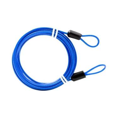 Imagem de Cabo De Aço Revestido Antifurto De 2m Para Bagagem, Equipamentos De Vi
