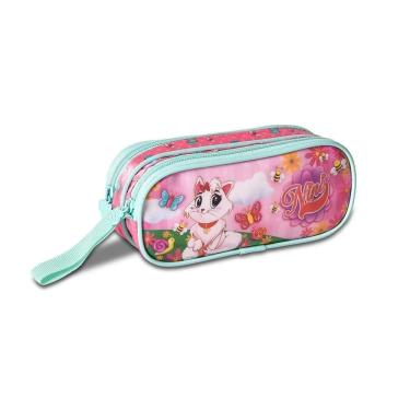 Imagem de Estojo Escolar Gatinha Nini Estojo Duplo Meninas