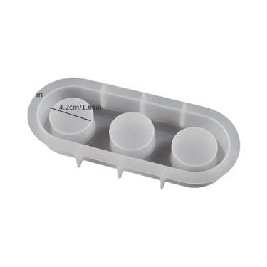 Imagem de Molde De Silicone Para Suporte De Vela, Resina, Argila Polimérica, Con