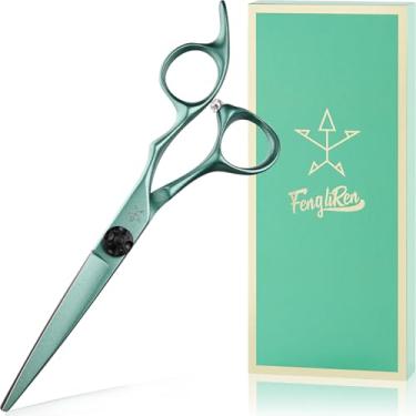 Imagem de Tesoura de corte de cabelo profissional de alta qualidade muito afiada tesoura de cabeleireiro para cabelo tesoura de corte de cabelo de 15 cm feita de aço inoxidável para salão de cabeleireiro e casa