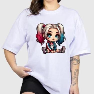Imagem de Camiseta Oversized de Algodão Premium Esquadrão-Feminino