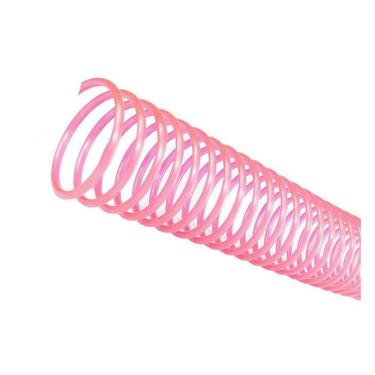 Imagem de Espirais Para Encadernação Rosa 25mm 160 Folhas 45 Unidades