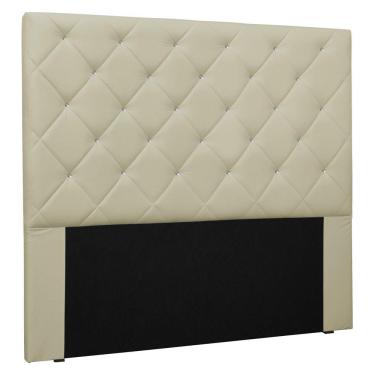Imagem de Cabeceira Estofada Cama Box Casal Tânia 140cm Corano Bege