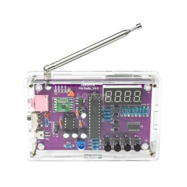 Imagem de Kit DIY De Rádio FM Ajustável 87-108MHz Com Display LED E Controle De 