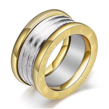 Imagem de Par Aliança Tungstênio 11mm Banho Ouro/Ródio - Jóias Sol Nascente