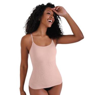 Imagem de Regata Modeladora com Bojo sem Costura Blush Zee Rucci, M