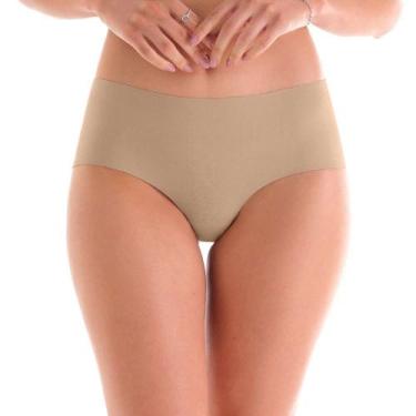 Imagem de Calcinha Boxer Nude Cotton Bege Zee Rucci, G