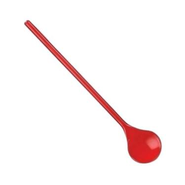 Imagem de Colher Suco Cabo Vermelho 29cm CS 02  Solrac