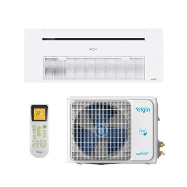 Imagem de Ar Condicionado Split Cassete 1 Via - Inverter R-32 - Elgin - 12.000 BTUs - Quente/Frio - 220V Monofásico