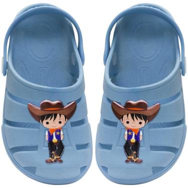 Imagem de Sandalia Babuche Masculino Nº 19ao28 Infantil Cowboy 12.115-Masculino