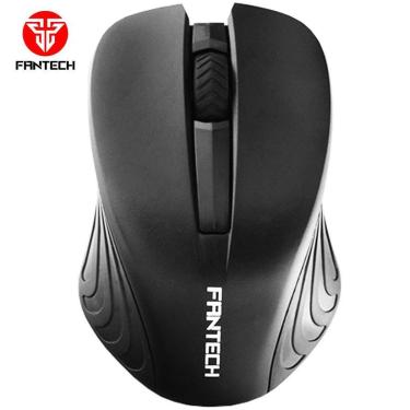 Imagem de Mouse Sem Fio Fantech Alcance 10m 2.4ghz W189 Preto 1200DPI-Unissex