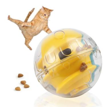 Imagem de Bola De Petiscos Brinquedo Gato Cachorro Caes Pet Racao Anti Estresse 