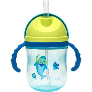 Imagem de Copo Infantil Buba Tubarão Azul 240ml