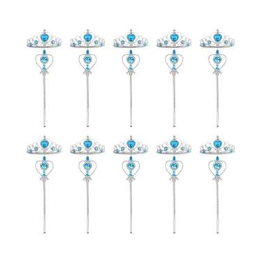 Imagem de Conjunto De Varinha Mágica Com Coroa De Diamantes Para Meninas, Fantas