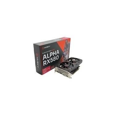 Imagem de Placa De Vídeo Husky Alpha RX 580, AMD, 8GB, GDDR5, 256-Bit, HDMI, DVI, DisplayPort - HVG580