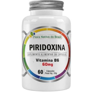 Imagem de Vitamina B6 (Piridoxina) 60 cápsulas - Flora Nativa - Flora Nativa do 