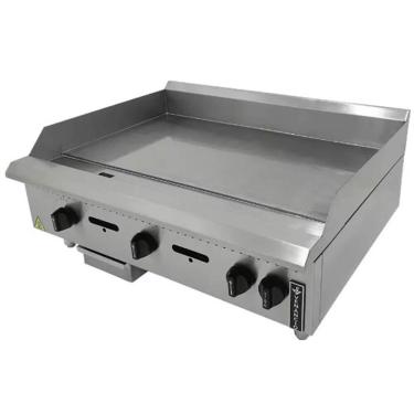 Imagem de Chapa Industrial Prime Manual Venâncio 90cm de Mesa Espessura 19mm a Gás GLP - PCM090G-ME 22051