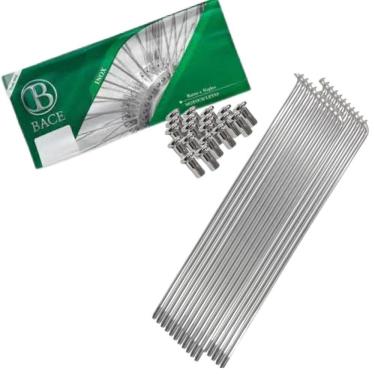 Imagem de Jogo Raio Inox Nxr Bros 125 150 160 Xre 190 Traseiro Lona