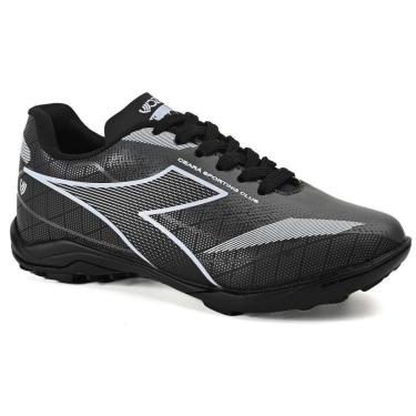 Imagem de Chuteira Infantil Diadora Ceará SC Society Preto e Branco-Unissex