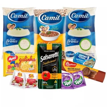 Imagem de Cesta Básica De Alimentos C/ 11 Itens - Marcas Premium