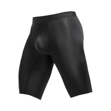 Imagem de Cuecas Boxer Masculinas De Seda Gelada Com Perna Longa, Secagem Rápida