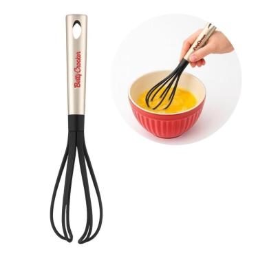 Imagem de Fouet Batedor de Ovos Cozinha para Confeitaria em Nylon e Aço Inoxidável Ergonômico Uso...