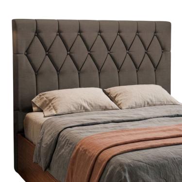 Imagem de Cabeceira Estofada Para Cama Box Casal Bélgica De 1,40m Castor