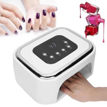 Imagem de Cabine de Led para Unhas de Unhas Bivolt com Alto-Falante Bluetooth Secador de Esmalte...