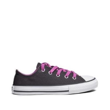 Imagem de Tênis Infantil Converse Chuck Taylor All Star Cinza Escuro-Masculino