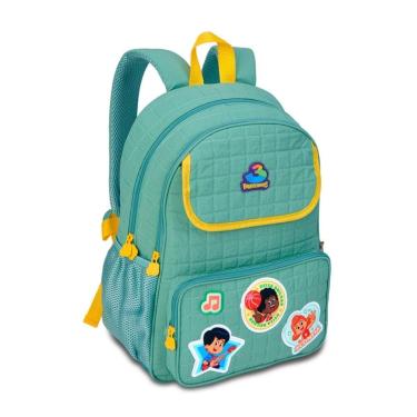 Imagem de Mochila Costas Infantil Três Palavrinhas Bolsa Escolar Crianças-Feminino