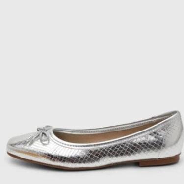 Imagem de Sapatilha Verniz Moleca Prata Metalizado Feminino Original 5829.100-Feminino